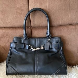 Coach leather handbag
